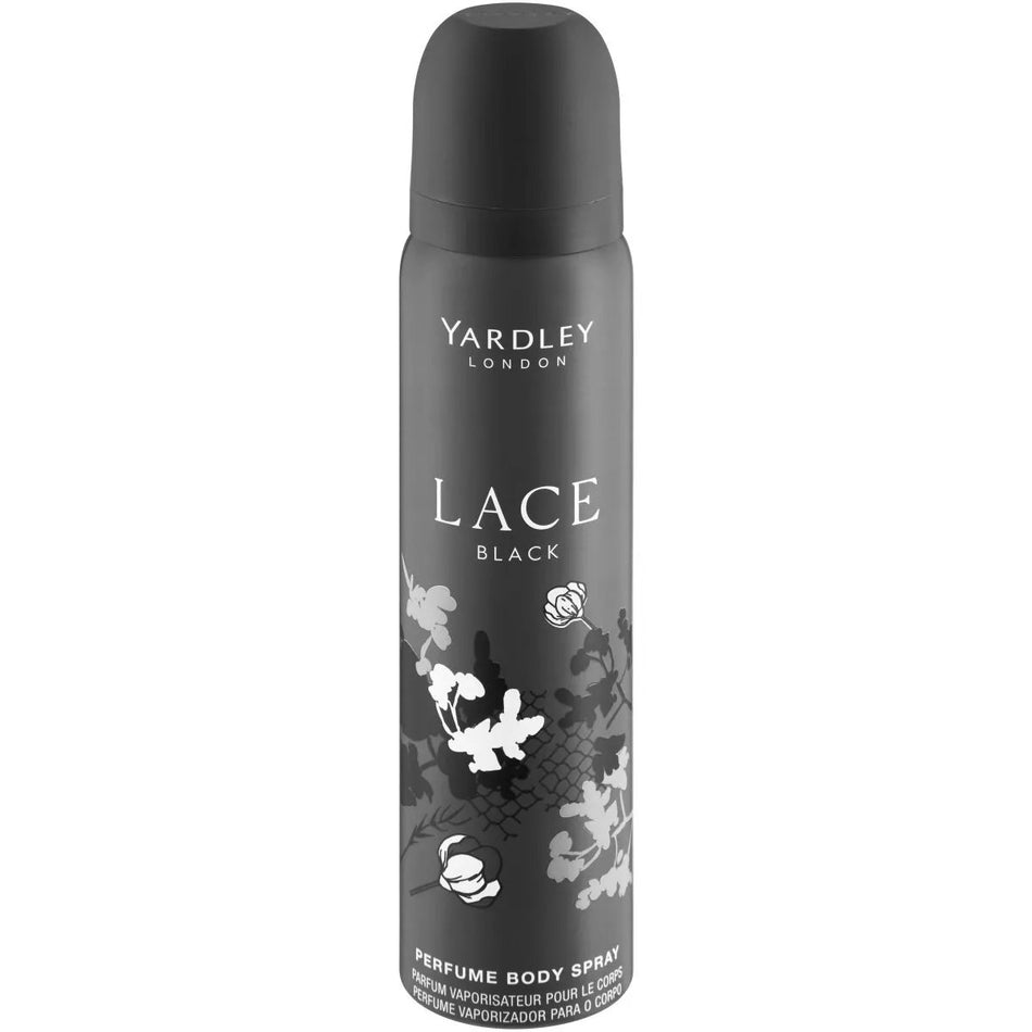 Yardley Body Spray Black Lace 90ML