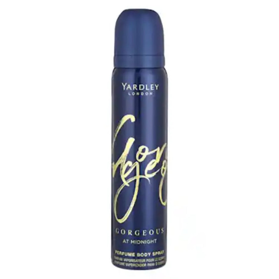 Yardley Body Spray Gorgeous At Midnight 90ML
