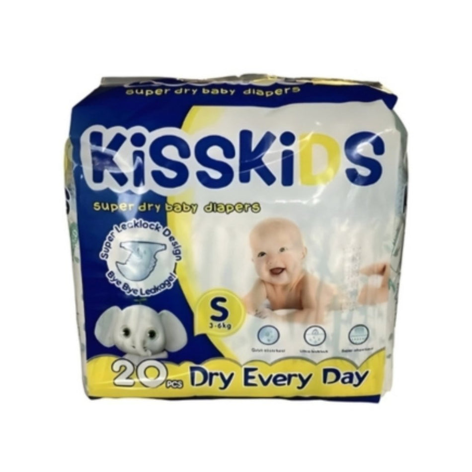 Kisskids Baby Diapers 20'S