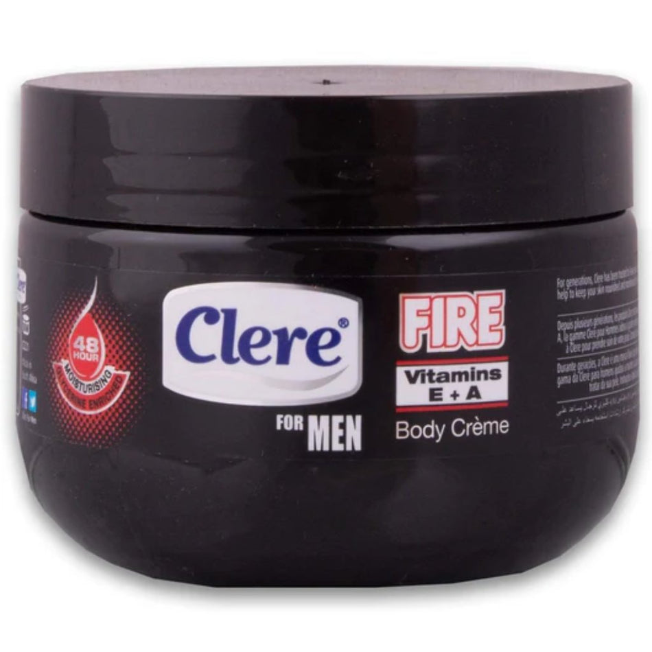 Clere Body Cream Men Fire 250ML