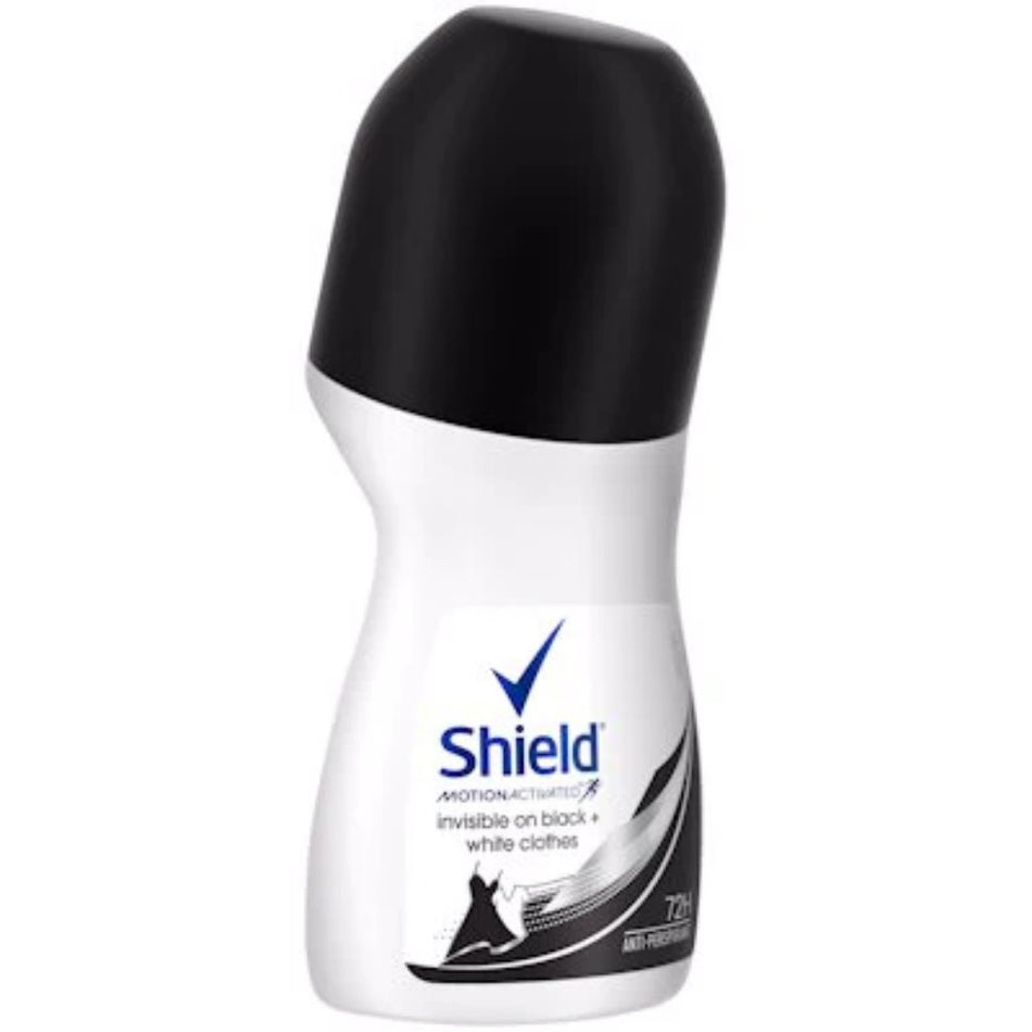 Shield Roll on Women Invisible on black & white 50ML