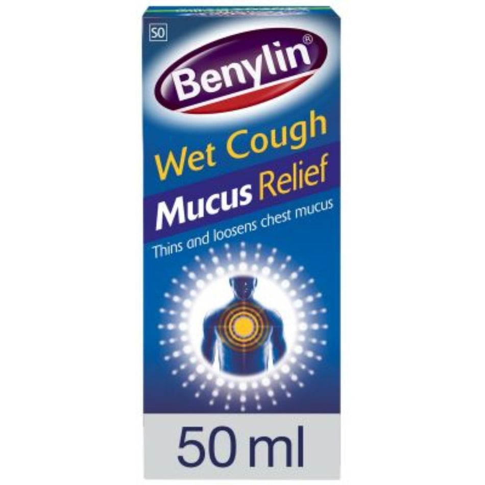 Benylin Cough Syrup Wet Cough Mucus Reflief 50ML