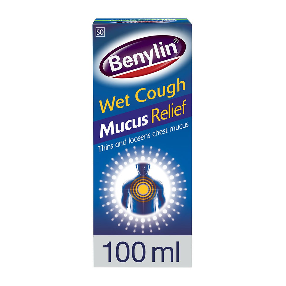 Benylin Cough Syrup Wet Cough Mucus Reflief 100ML