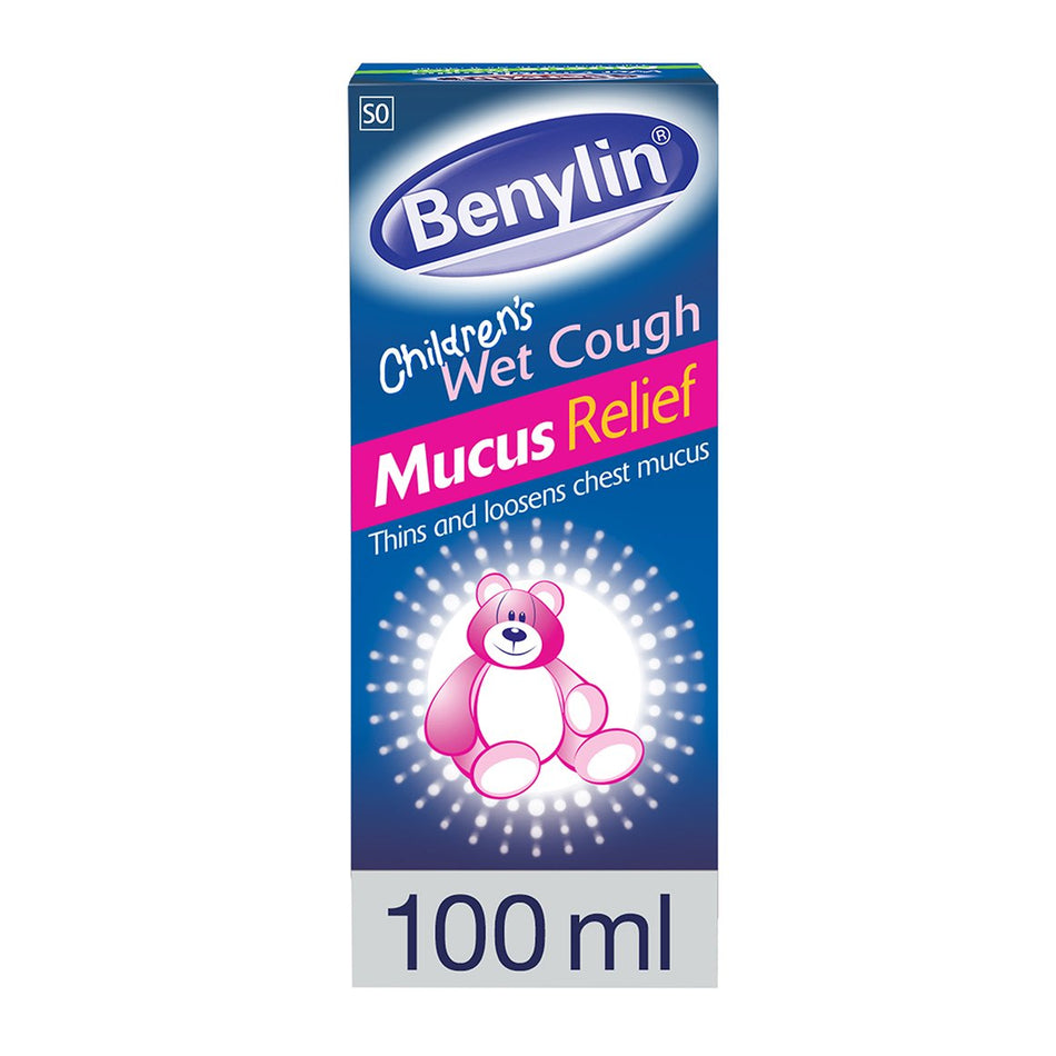 Benylin Cough Syrup Children Wet Cough Mucus Reflief 100ML