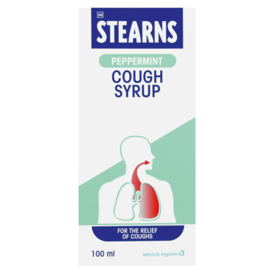 Stearns Cough Syrup Peppermint 100ML