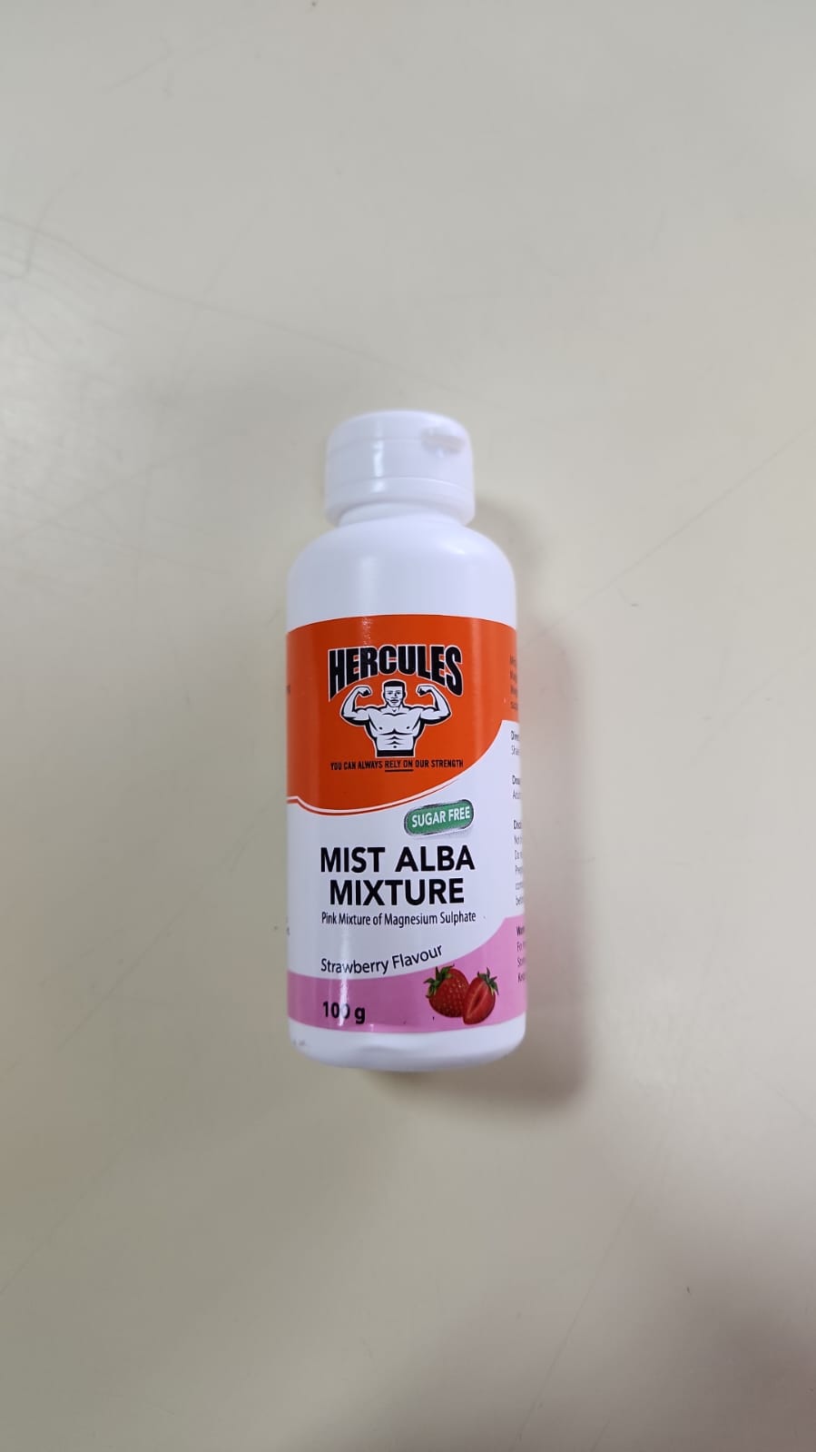 Hercules Medicine Alba Mist Strawberry 100G -