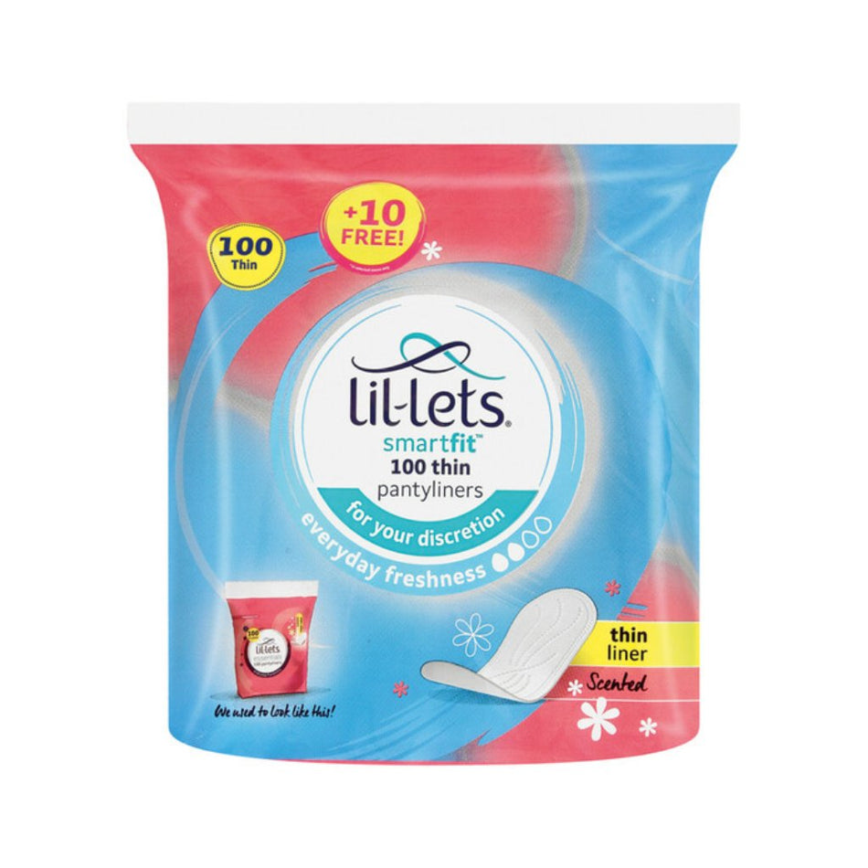 Lil-Lets Smart Fit Scented Thick Panty Liners 20'S -
