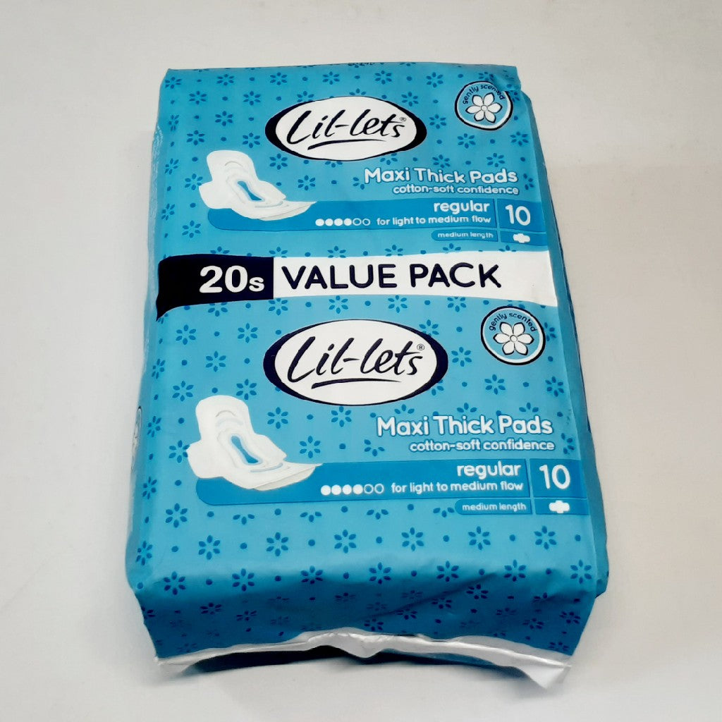 Lil-Lets Scented Regular Winged Maxi Thick Pads 20'S -