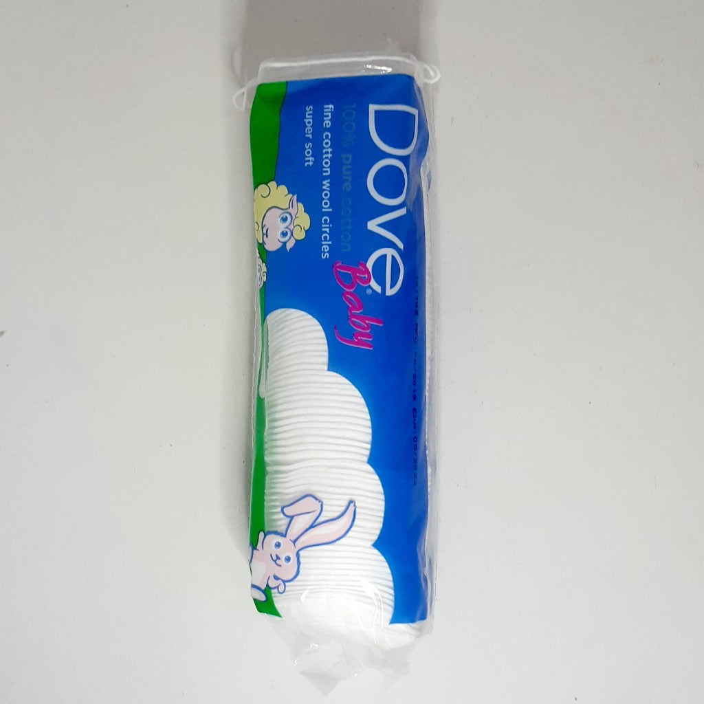 Dove Baby Fine Cotton Wool Circles 80'S -