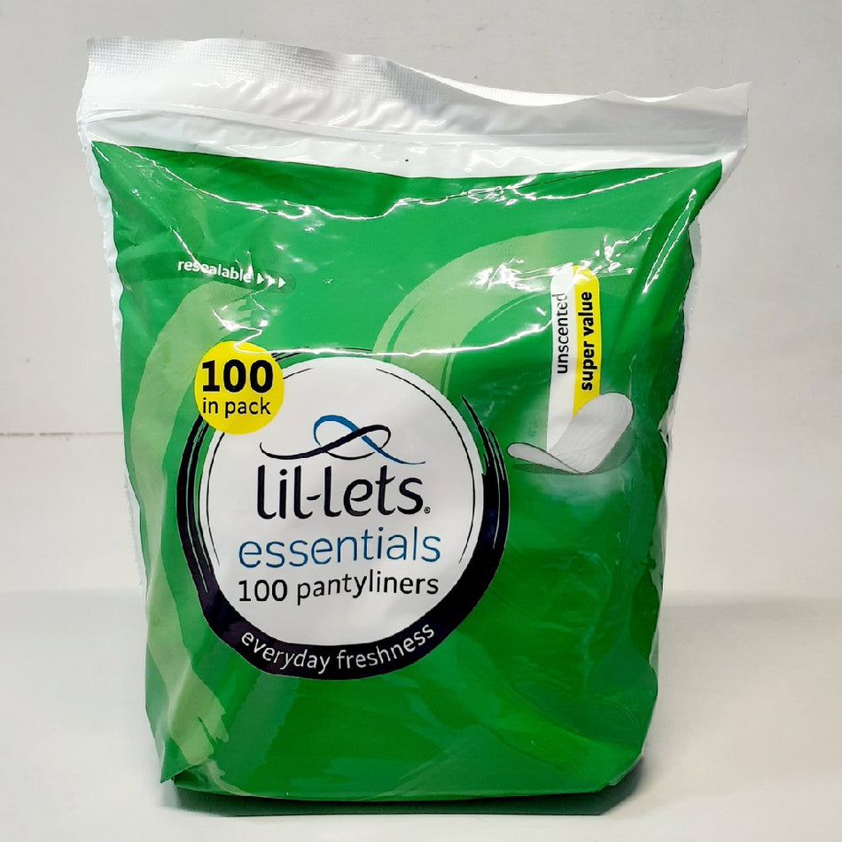 Lil-Lets Smartfit Thin Unscented Pantyliners 100'S