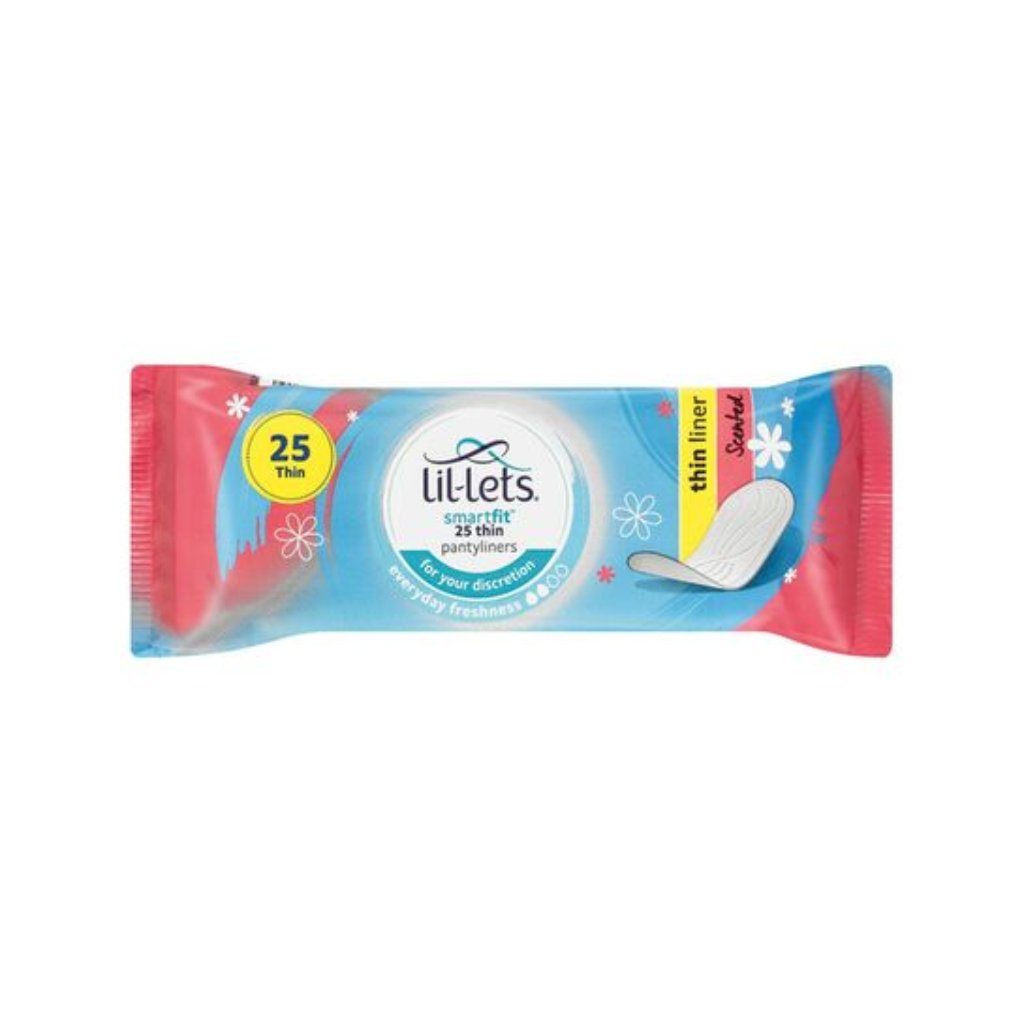 Lil-Lets Smart Fit Scented Panty Liners 25'S -
