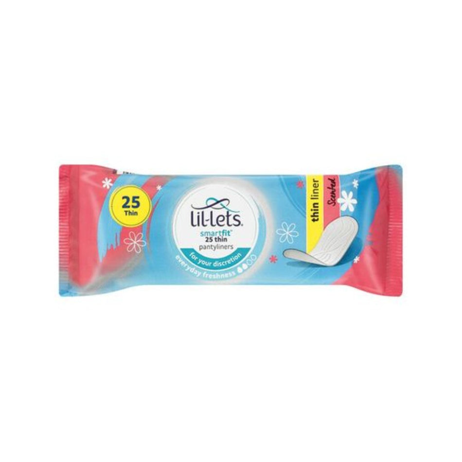 Lil-Lets Smart Fit Scented Panty Liners 25'S -