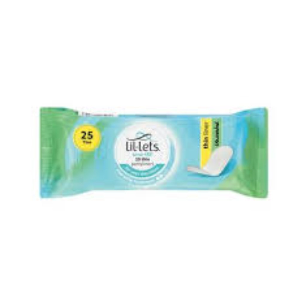 Lil-Lets Smart Fit Unscented Panty Liners 25'S -