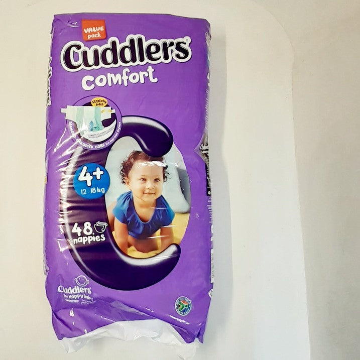 Cuddlers Nappies Comfort Size 4 Plus 48'S