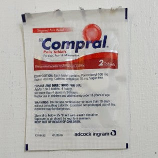 Compral Pain Medication Tablets 2'S