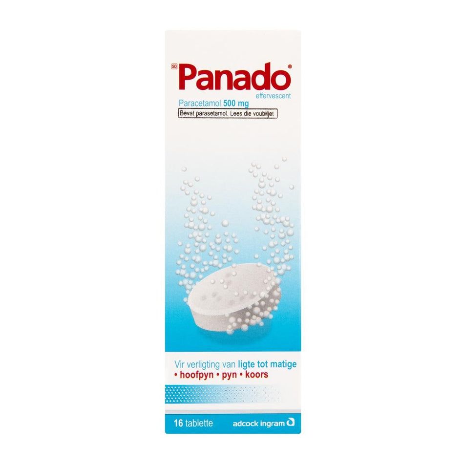 Panado Pain Medication Effervescent Tablets 16 Pack