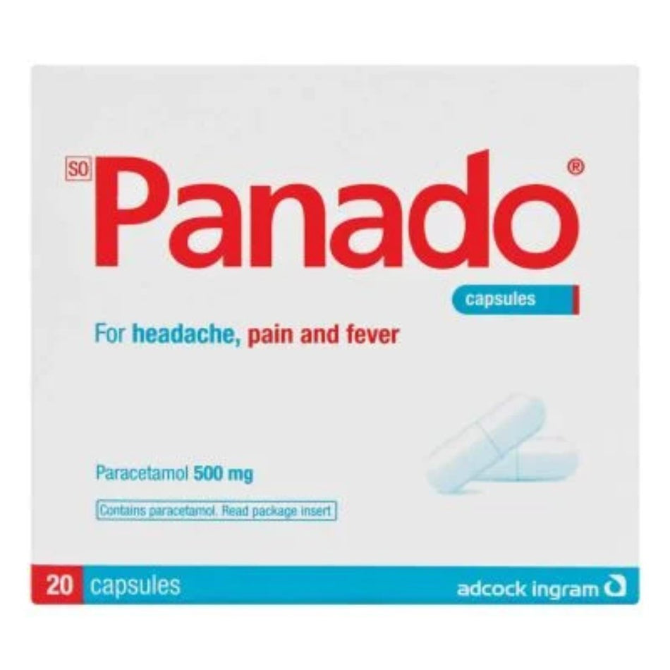 Panado Pain Medication Capsules 20 Pack