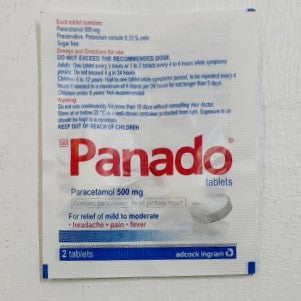 Panado Pain Medication Tablets 2 Pack