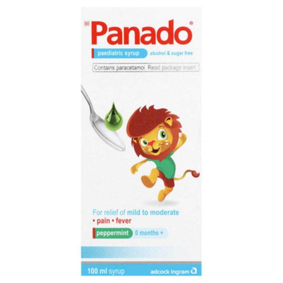 Panado Pain Medication Sugar & Alcohol Free 100ML