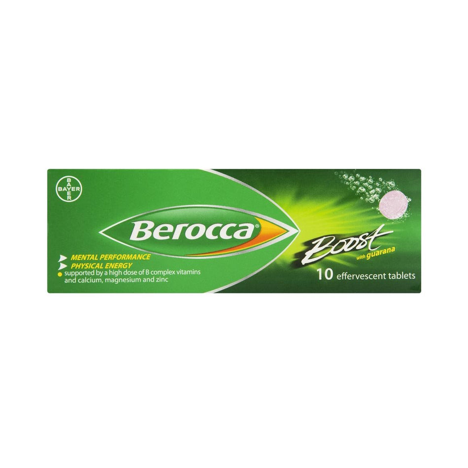 Berocca Energy Tonic Effervescent Tablets 10'S
