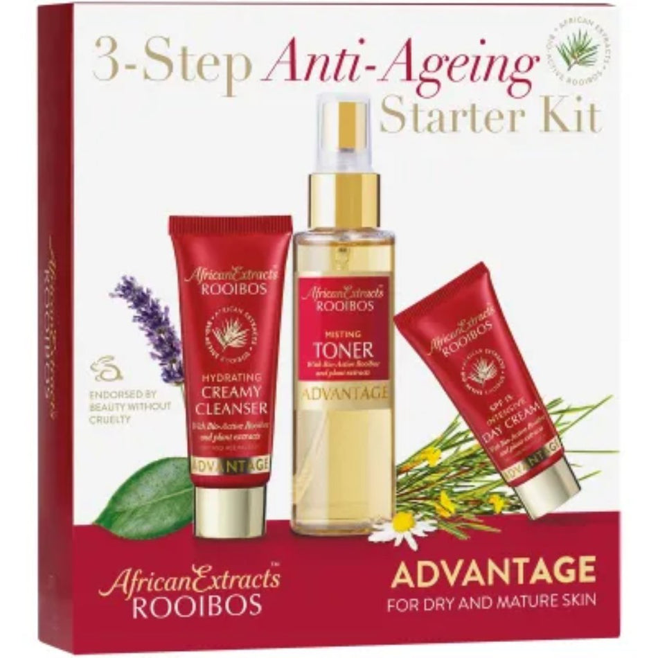 African Extracts Starter kit Anti Aging 90ML