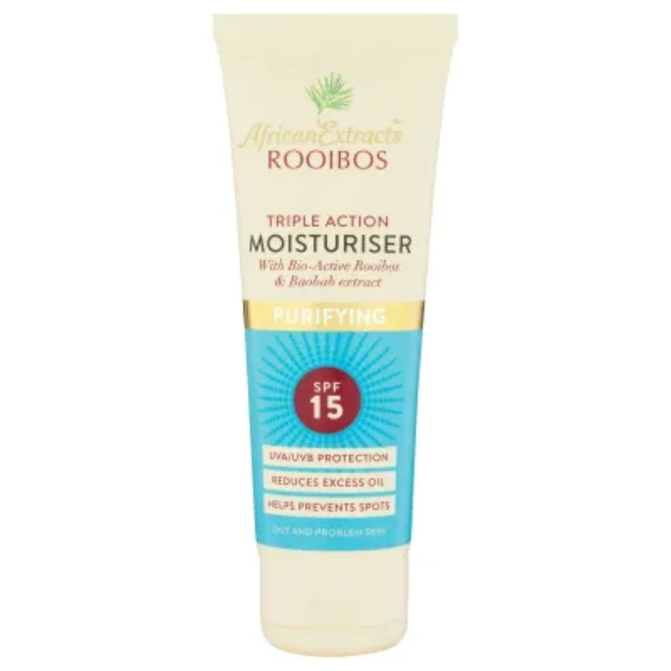 African Extracts Spf15 Moisturiser triple action  75ML