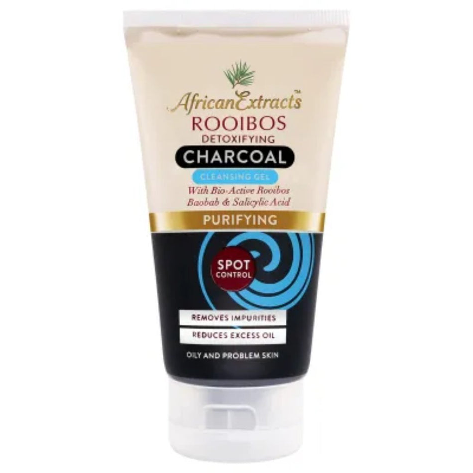 African Extracts Face Gel Charcoal 150ML