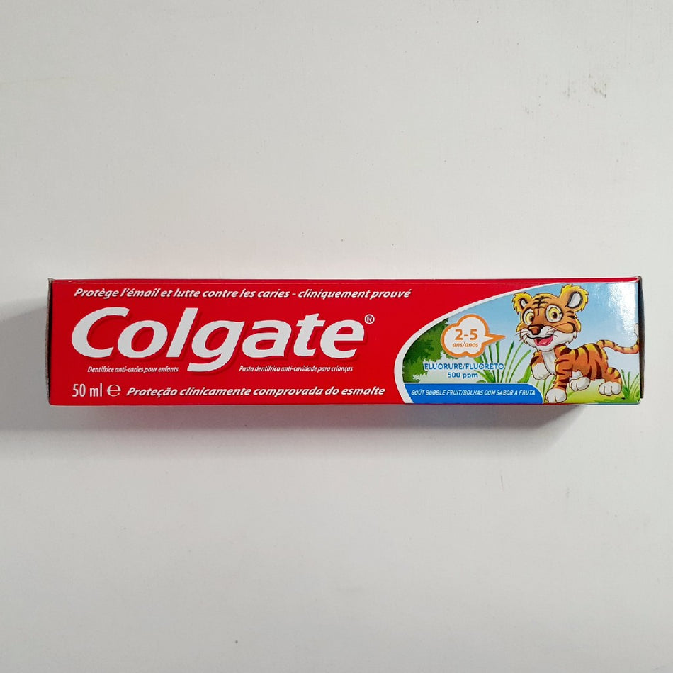 Colgate Toothpaste Kids Bubble Fruit 50ML