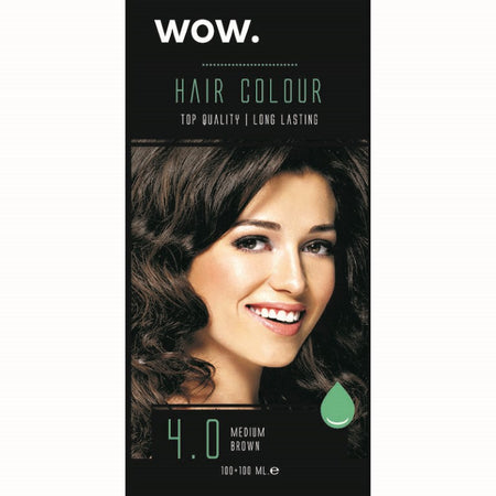Wow Hair Colour 100ML Medium Brown 4.0