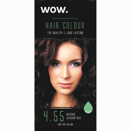 Wow Hair Colour 100ML Intense Autumn Red 4.55