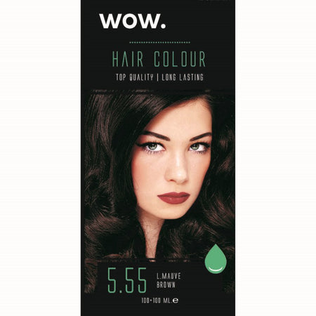 Wow Hair Colour 100ML L.Mauve Brown 5.55