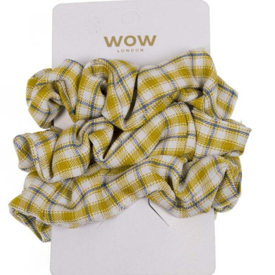 Wow Hair Scrunchy Plated Assorted 3 Pack 872832
