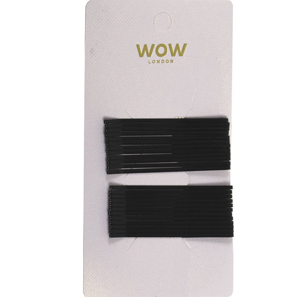 Wow Hair Pins 6.5cm Black 24'S 878193