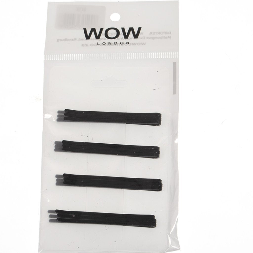 Wow Hair Pins Black 12'S -