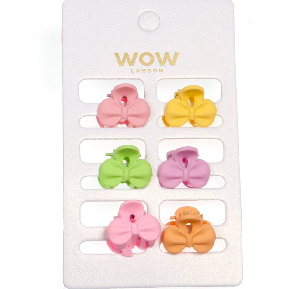 Wow Hair Grip Mini Assorted 6'S 815836 -