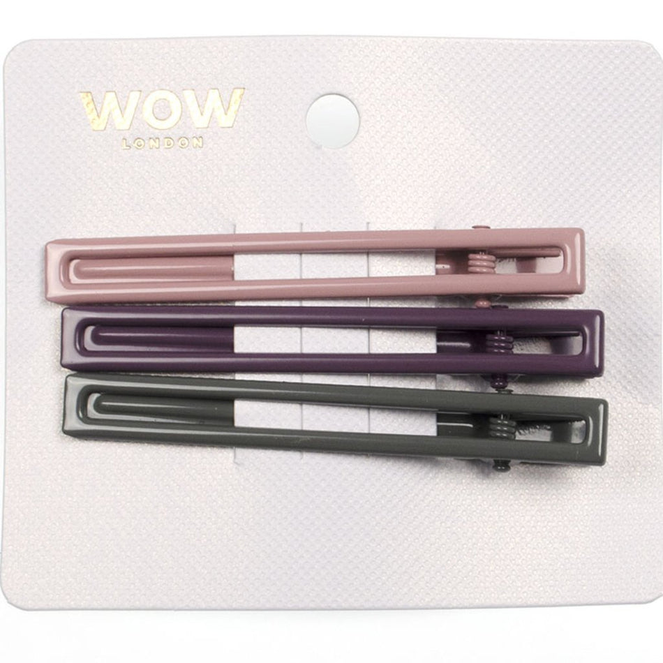 Wow Hair Clip Assorted 3'S 817601
