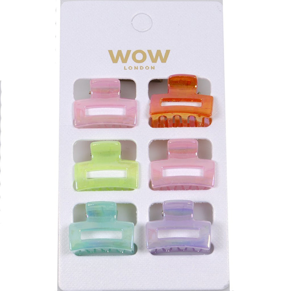Wow Hair Grip Mini Assorted 6'S 008571