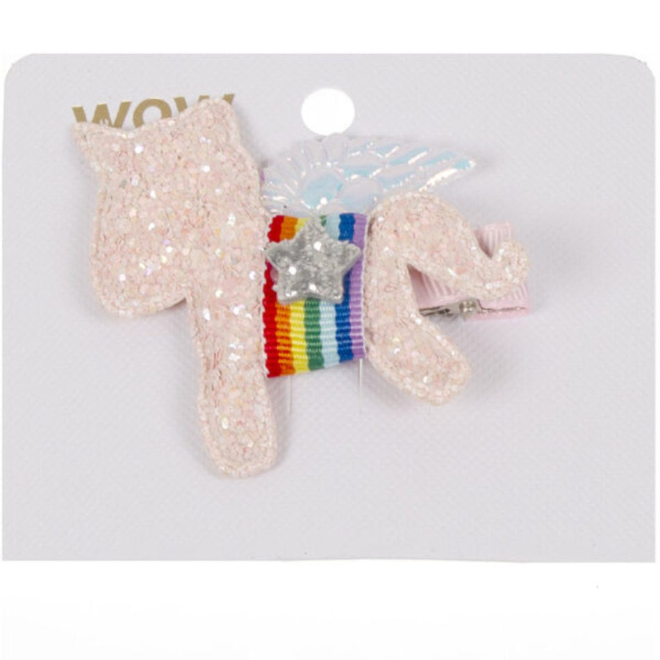 Wow Unicorn Hair Clip Assorted 052734