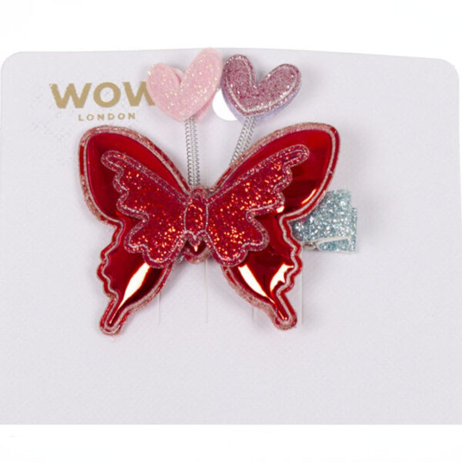 Wow Butterfly Hair Clip Assorted 052741
