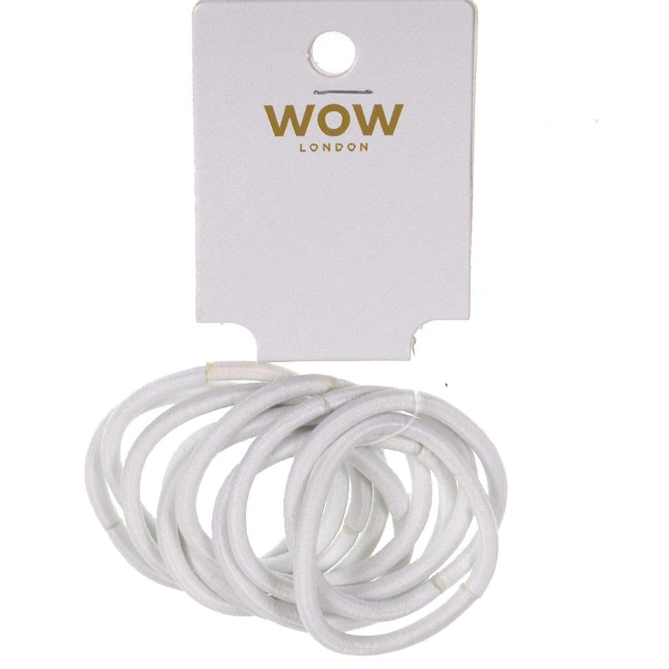 Wow Hair Band White 10'S 290136