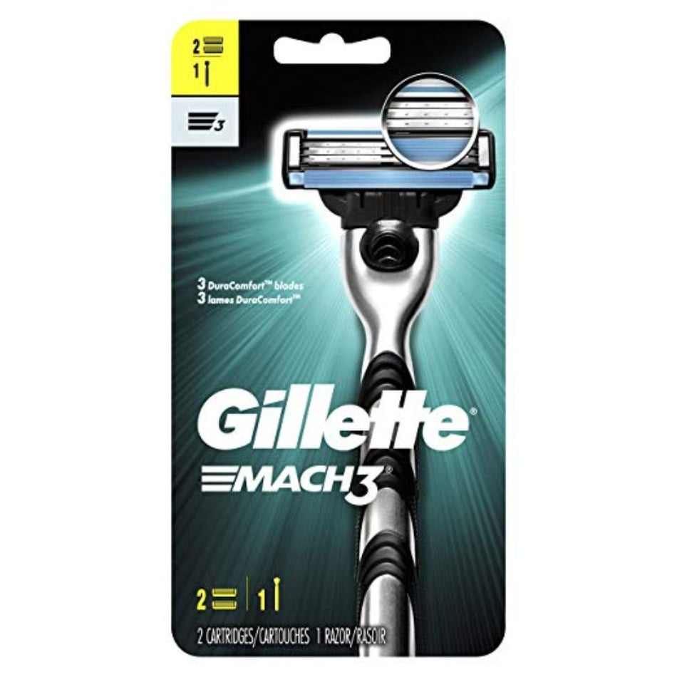 Gillette Razor Mach 3 Razor 2 Up