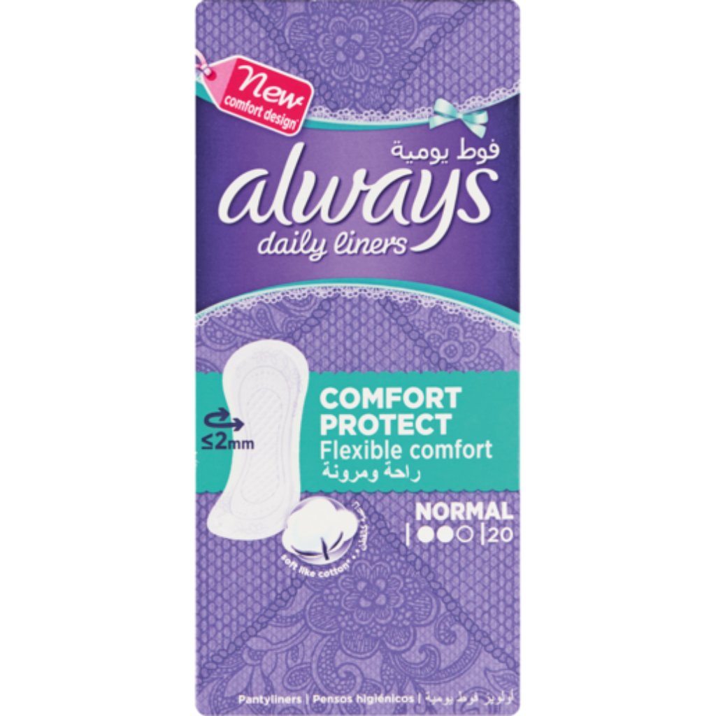 Always Comfort Protect Pantyliners 20'S DEFAULT TITLE