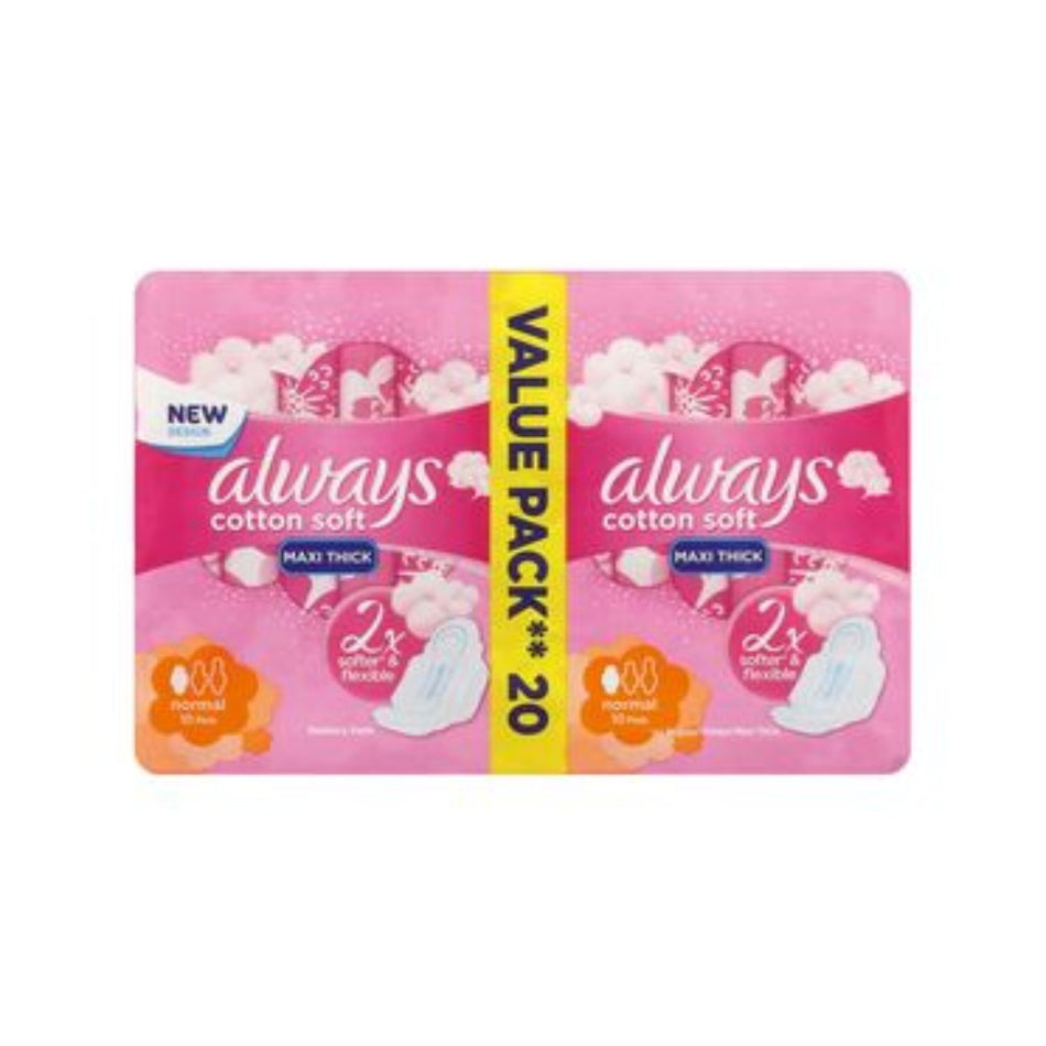 20'S Always Sanitary Pads Maxi normal