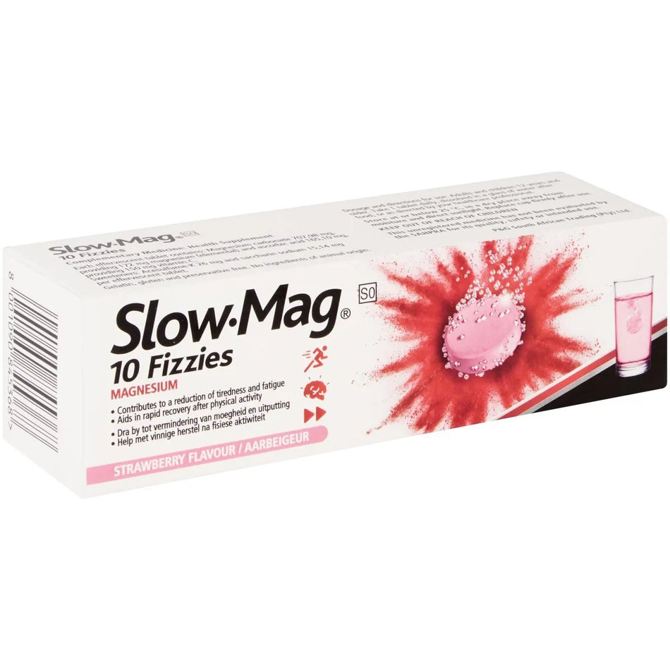 10'S Slow Mag Tablets Effervescent Fizzy