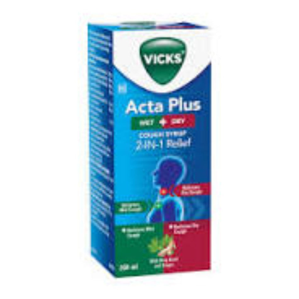 Vicks Cough Syrup Acta Plus 2in1 200ML
