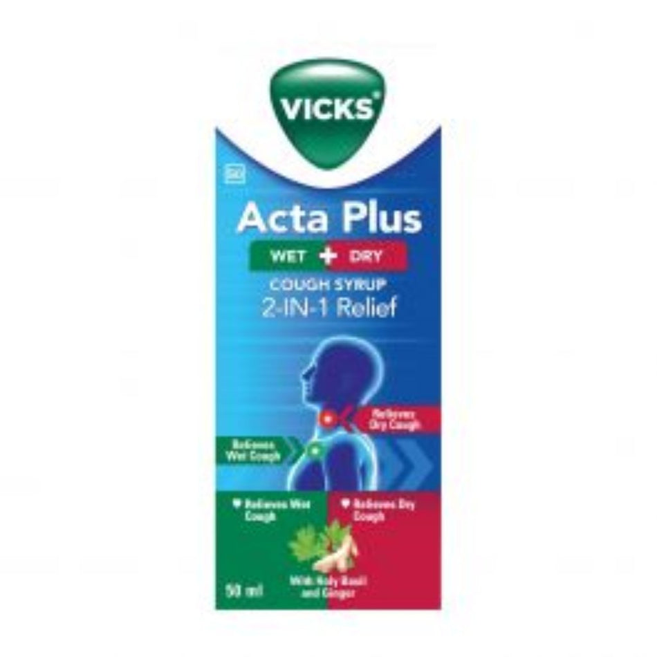 Vicks Cough Syrup Acta Plus 50ML